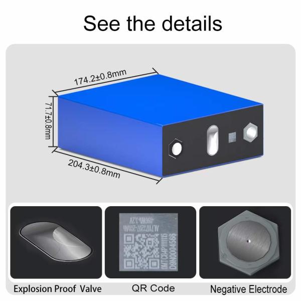Semi Solid State Battery Grade A Newest Original 280ah Prismatic Cell Safer Performance
