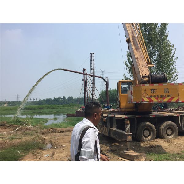 Diesel Jet Suction Dredger with 100cm Draught 5m Dredging Depth
