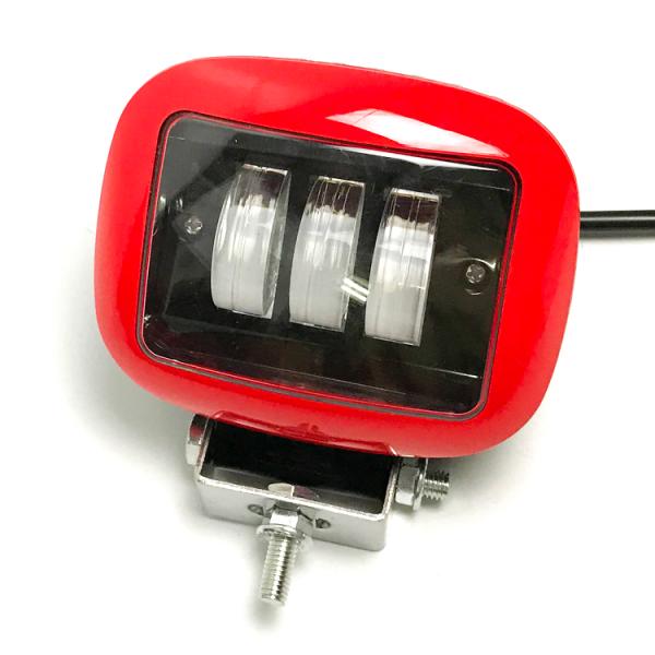 The Newest Super Bright Red/Black, Square/Round 4.5 Inch Rectangle 30W Work Light For Wrangler SUV ATV Truck