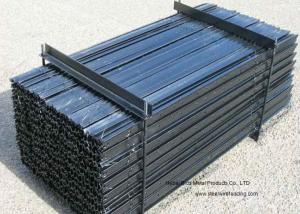 Quality Black Steel Y Post &amp; Star Picket With Holes For Cattle Fence , Australia Style for sale