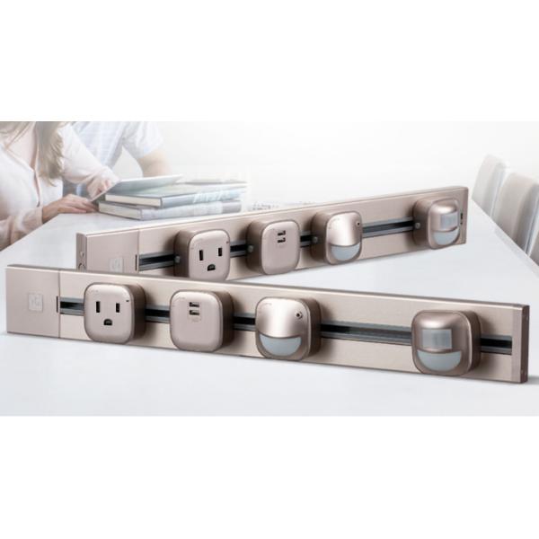 Track Rail Hidden Sockets In Kitchen Mobile Revolving Embedded Plug Converter 16A/32A