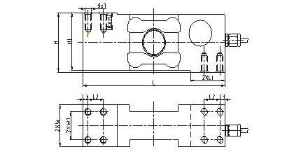 ILEC - 100kg Single Point Load Cell , Compact Structure Platform Scale Load Cell