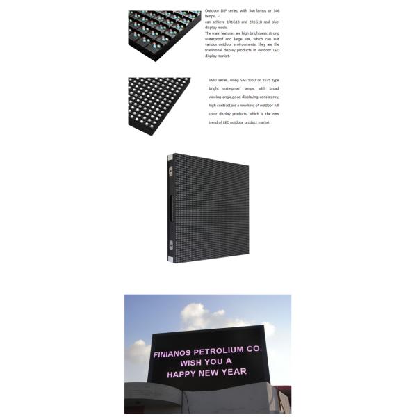 Constant Current Dustproof DIP SMD LED Display With 5.33mm / 6.67mm / 8mm