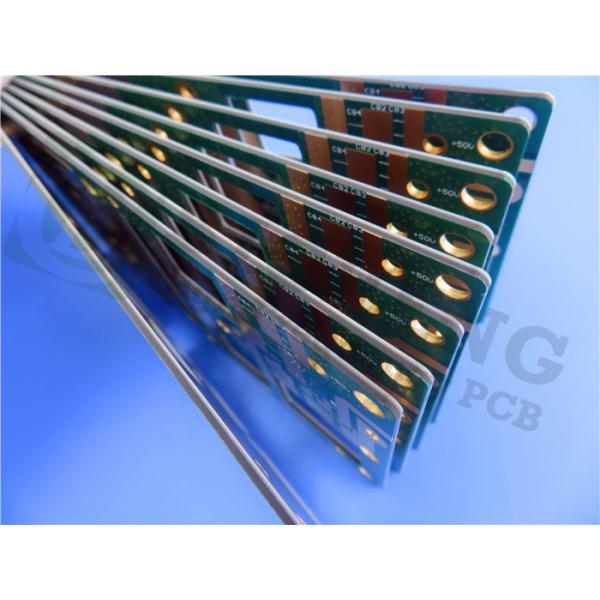 2-layer RF PCB TMM10 20mil Thick with Blue Soldermask and Immersion Silver
