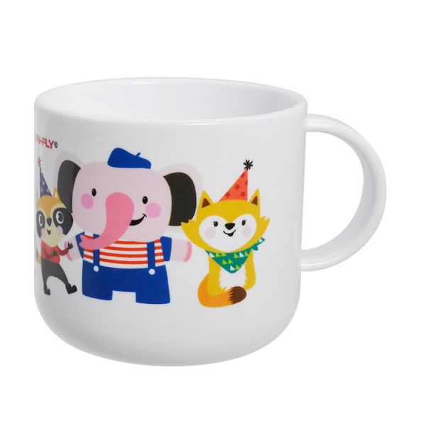 Cute Blank 6oz White Plastic Sublimation Cups