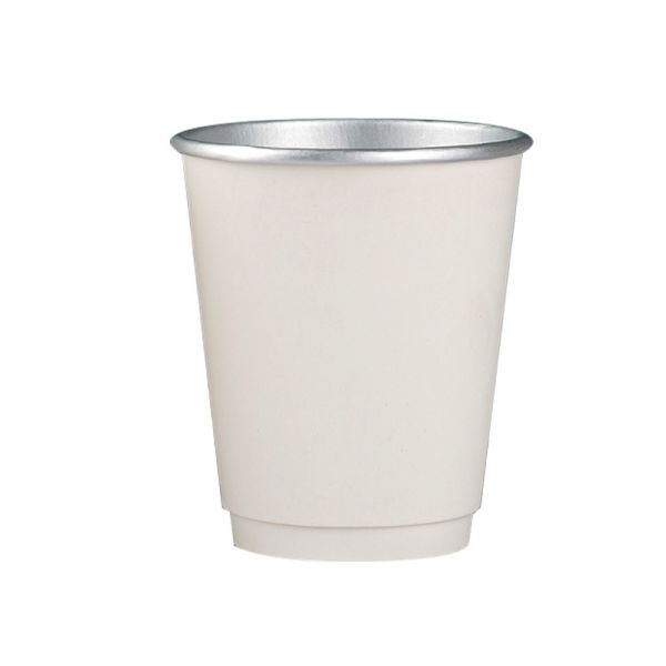Custom High Quality Gold Foil Paper Disposable Cup Cups