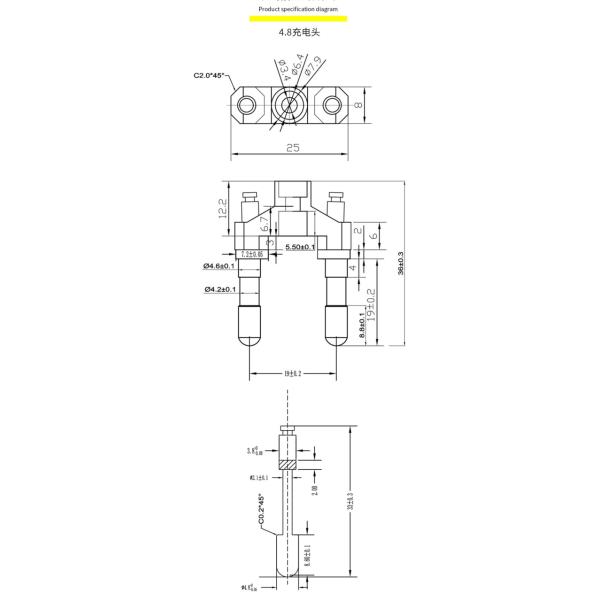 Flaming Grade UL94V-0 KC VDE Plug Insert Light Weight