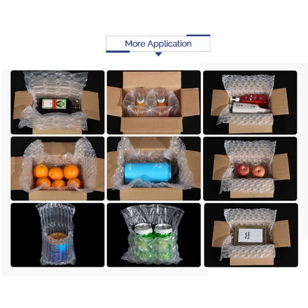 50 To 75 Microns Inflatable Air Bubble Wrap single layer