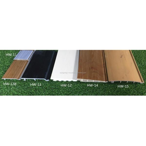 DIY Retaining Wall Decor with Wood Plastic Composite Board White WPC Panel 100mm*10mm
