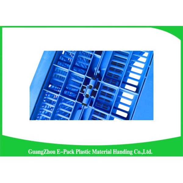 Nestable Collapsible Storage Boxes With Lids , Standard Plastic Shipping Crates
