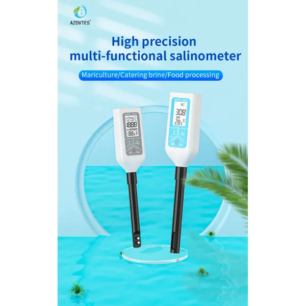 Multifunctional Portable Digital Salinity Meter High Accuracy for Water Salinity Analysis