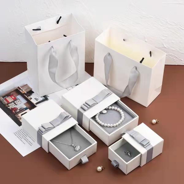 Sturdy Long Lasting Drawer Packaging Box Recyclable Fancy Packaging Box For Jewelry