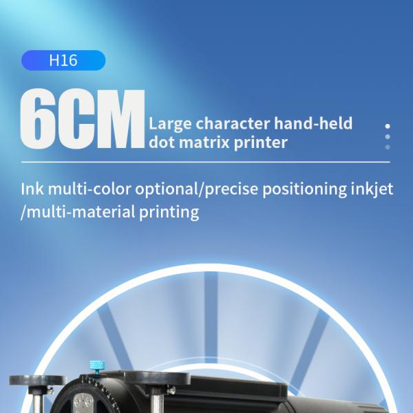 Inkjet Printer H16 Touch Screen Handheld Large Character Dot Matrix Coding Machine