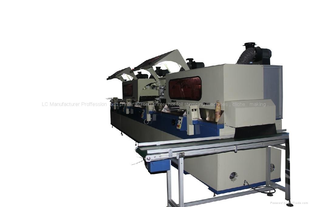 Automatic Single Cylinder UV Screen Printer