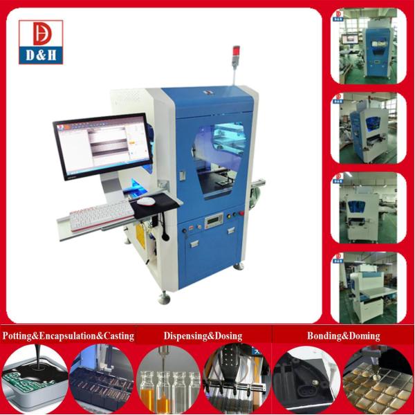 Dynamic/Static Mixing Industrial Glue Dispenser with PLC Touch Screen Control System