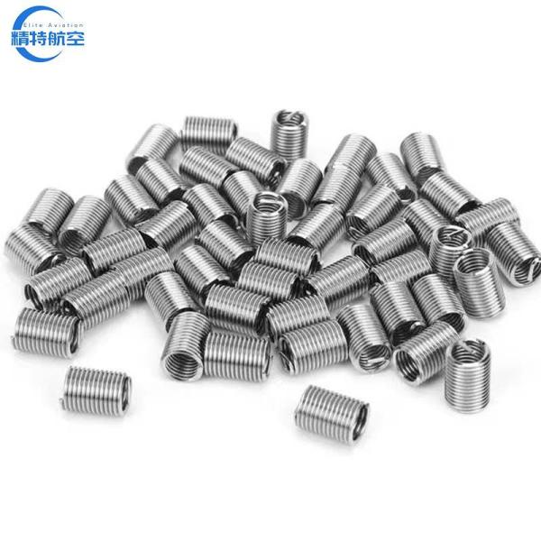 Metric Thread Sizes Coarse Thread Wire Thread Insert Threaded Sleeve with Durable and Nickel Plated Surface Finishing