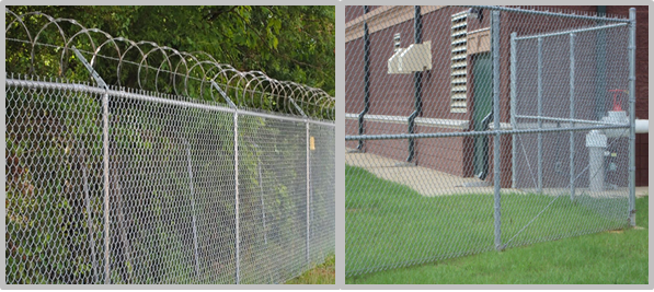 Environmental Galvanized Steel Wire Mesh , Chain Link Wire Fence Easy Maintain