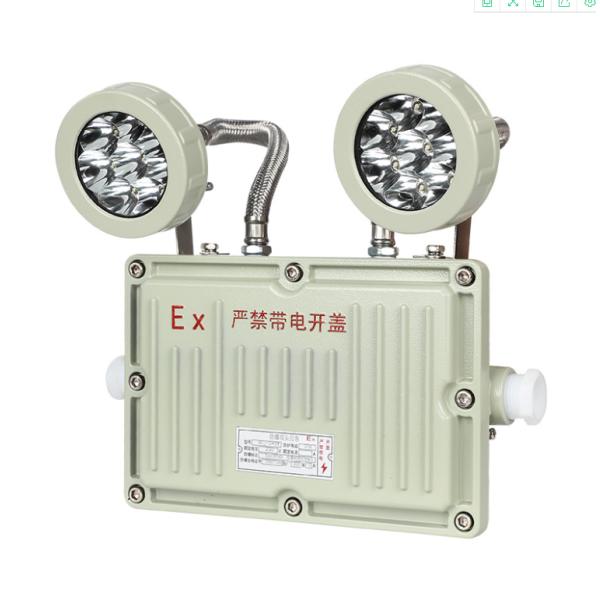 2 X 8W Specifications Rechargeable Two Head Exit Light Explosion Proof Emergency Illumination LED Light