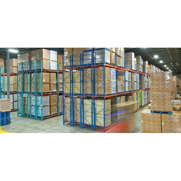 LIFO Inventory Double Deep Unperishable Metal Pallet Storage Rack