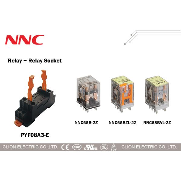 NNC Relay Socket PYF08A3-E Series applied for HHC68B/MY2/JQX-18F/HH52P Relay