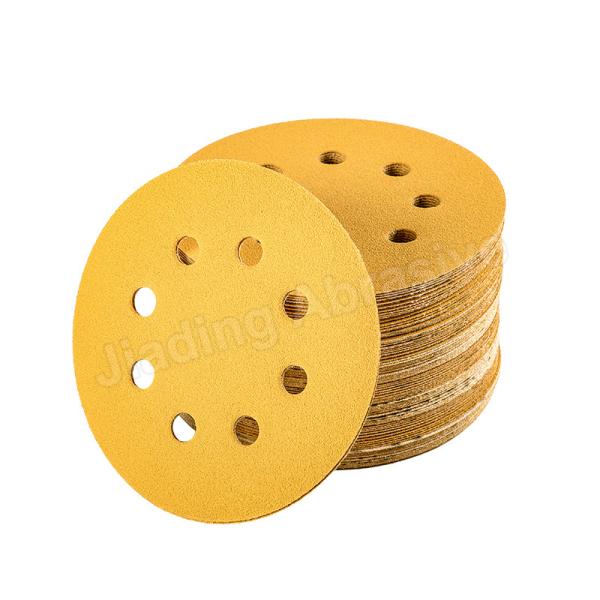 Customized Support 6inch 17holes Hook and Loop Sanding Discs for Auto Putty Polishing