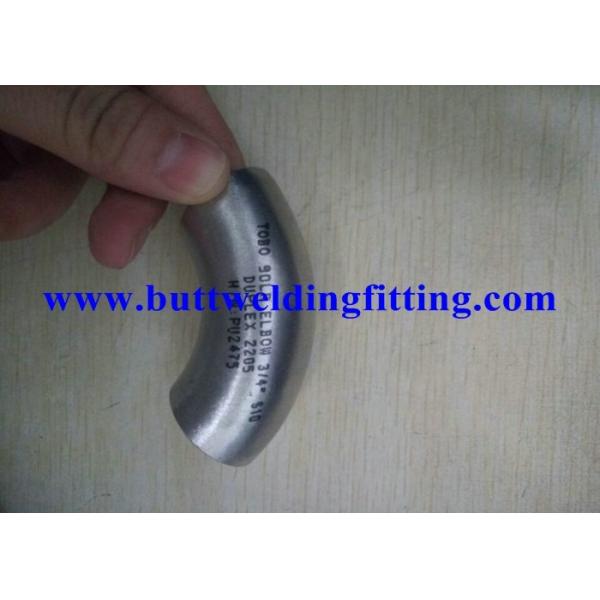 Super Duplex 2205 Stainless Steel Elbow Coupling Pipe Fitting With Forged Technique