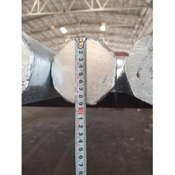 30ft Polygonal Hot Dip Galvanized Pole With Min Yield Strength 345 Mpa