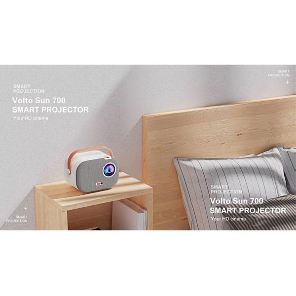Customized SUN700 Mini Projector 200ANSI SMART Projector with 1080P Resolution Low Latency Portable LED/LCD 4K Resolution
