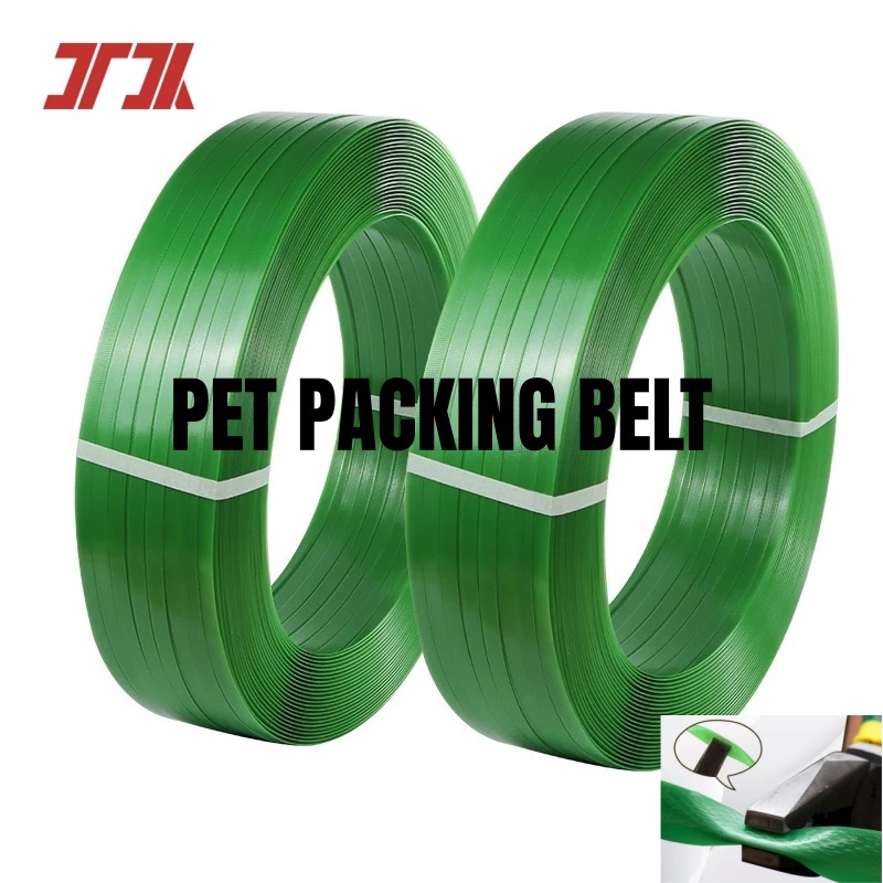 9-32mm Smooth Embossed Surface Pet Plastic Packaging Belt For Heavy Cargo Packing
