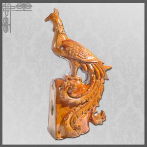 China Frost Resistant Chinese Roof Decorations With Chinese Phoenix Exquisite Handicrafts on sale