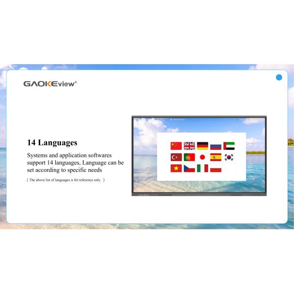 E6 75'' Interactive Flat Panel 86 Inch for Education Interactive Multi Touch Screen Whiteboard Interactive Smart Board