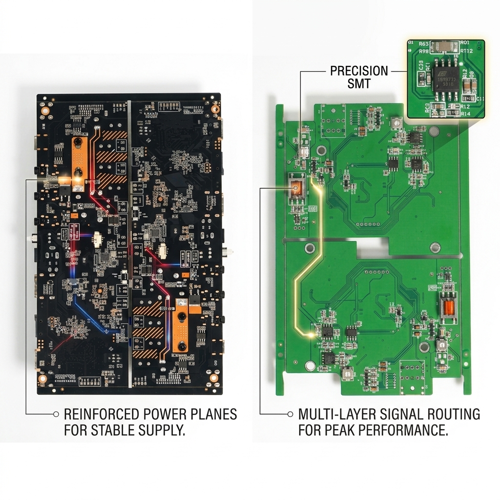 Customized Multi Layer PCB Assembly High Precision PCB Prototype And Assembly Multilayer