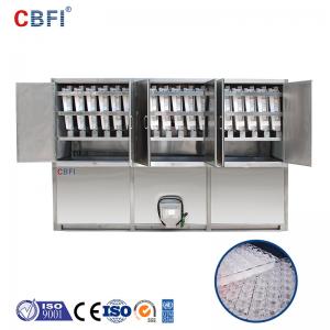 China 1000 ~ 20000Kgs / 24H Industrial Ice Cube Making Machine , Ice Makers Machines For Cold Drink on sale