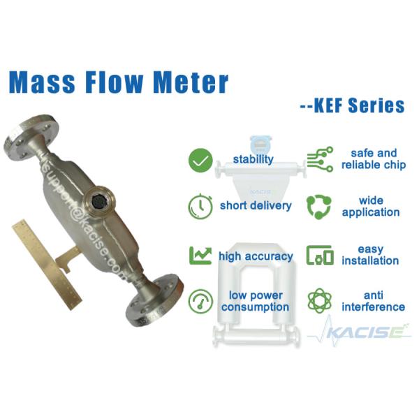High precision Microbend Type Coriolis Mass Flow Meter Anti Interference For Crude Oil RS485 communication