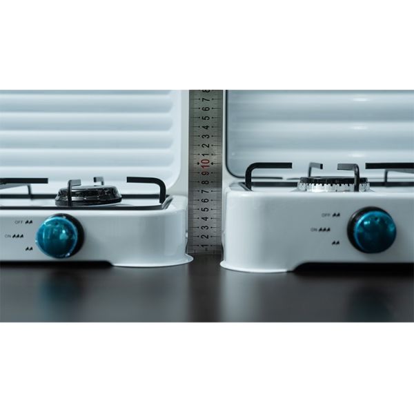 Multi Functional Three Burner Gas Stove Suitable for Diverse Cooking Methods Including Boiling Simmering and Frying