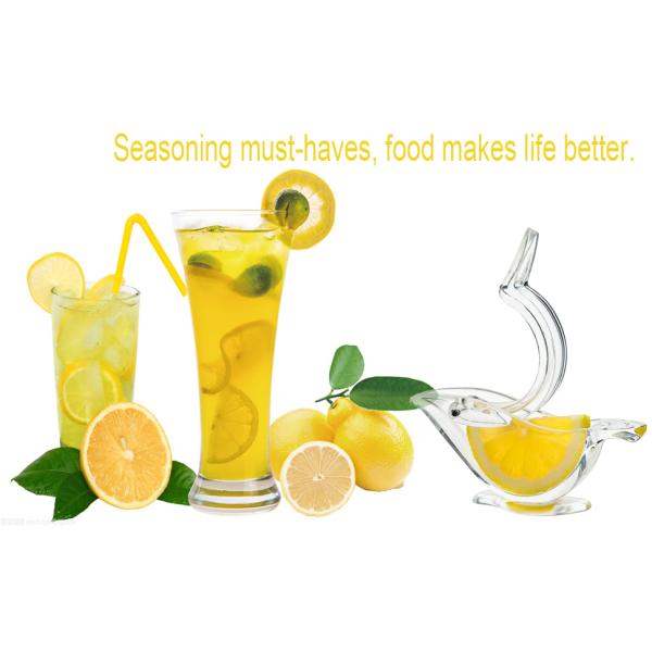 Fruit Vegetable Tools Acrylic Bird Shape Manual Lemon Squeezer for Plastic Type GPPS