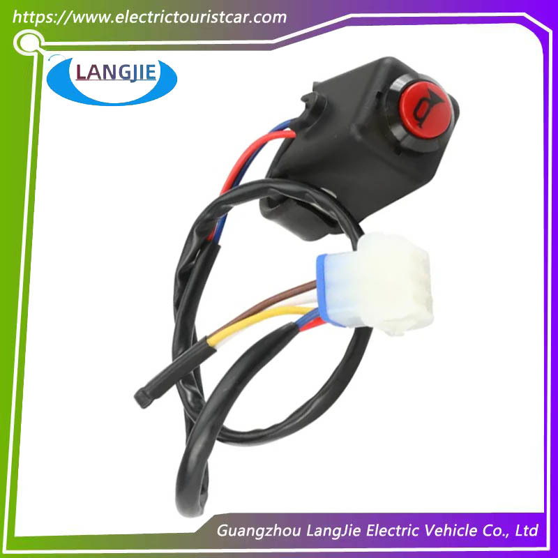 Electric Golf Cart Component EZGO Red Horn Stop Button