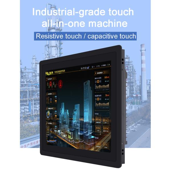 19 inch Wide Working Temperature IP65 Aluminium case HD LCD Open Frame Embedded Integrated Touchscreen All-in-one Fanless PC