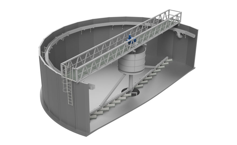 Center Drive Sludge Scraper for Small & Medium Radial Flow Sedimentation Tanks
