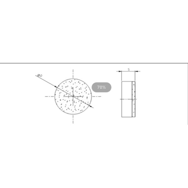Rnga Pcbn Cutting Inserts , Round Carbide Insert Wear Resistance