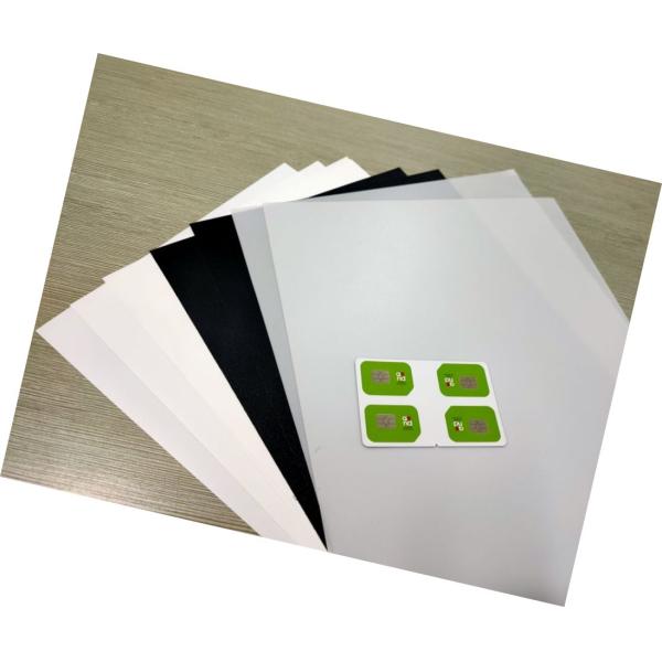 Reflective Eco Friendly Black Polycarbonate PC Plastic Core Sheet For Cards