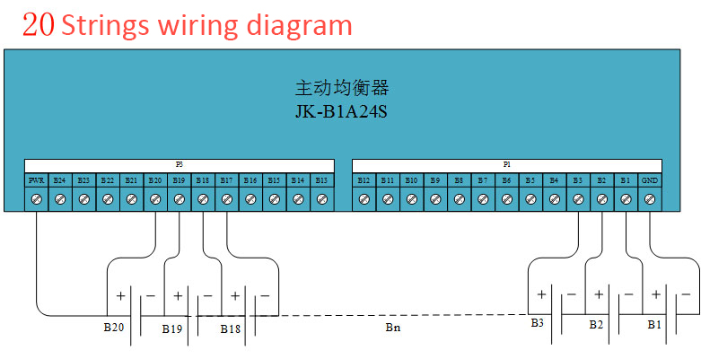 Bluetooth Active Battery Balancer 2A - 15A Smart Lithium Battery Equalizer 4S / 24S For LiFePO4 NMC LTO