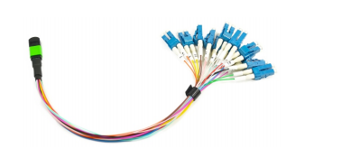 OFNP Jacket MPO/MTP Fanout Cable For 100G Network