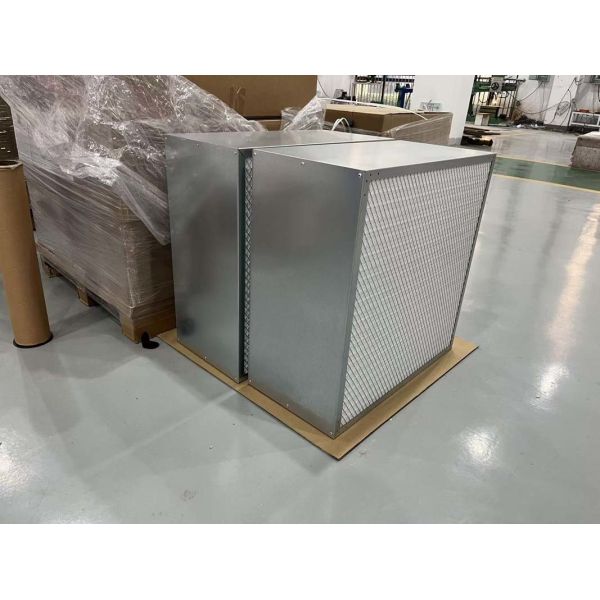 Fully Automatic HEPA Mini Filter Pleating and Gluing Production Line 300mm Folding Height