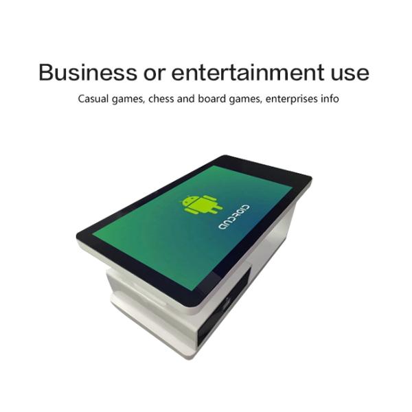 55'' Advertising Lcd Drawer Screen Interactive Touch Screen Smart Coffee Tables Game Table For Family