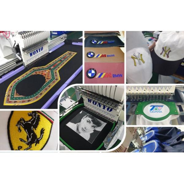 For WONYO New Single Head Flat Embroidery Machine Computerized Cording Chenille Embroidery for Home Use featuring Motor Bearing