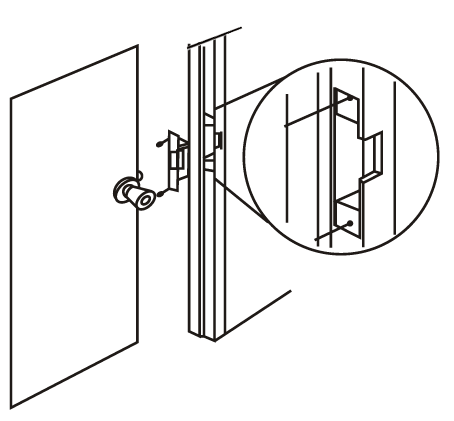 Fail Secure Electric Strike Lock Door Strike Lock With Cover In Access Control