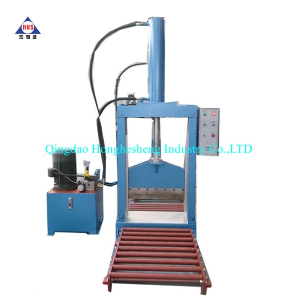 Single And Twin Blade Vertical Rubber Bale Cutter