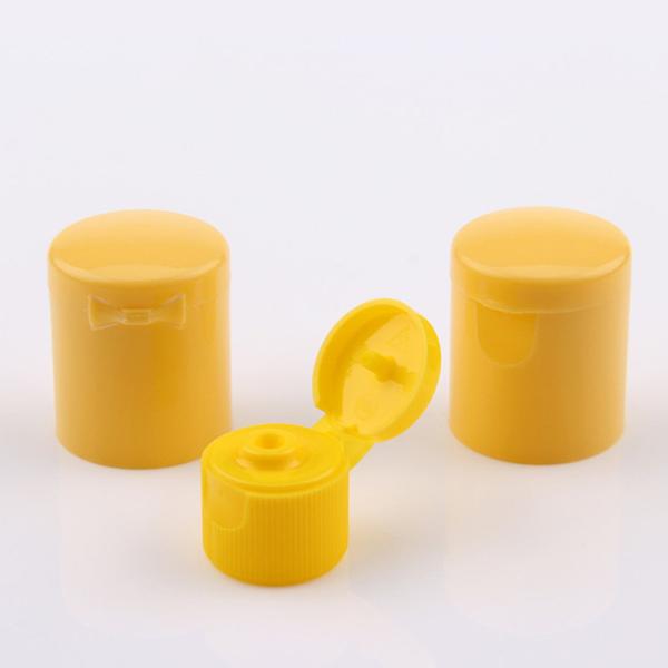 Customized Colors Flip Top Dispensing Caps Universal Shampoo Bottle Cap