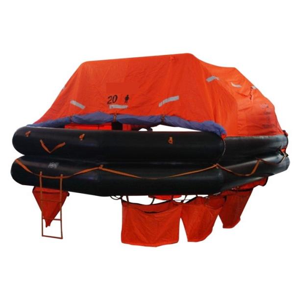 4 Man Marine Life Saving Equipment Throw-Overboard Inflatable Liferaft